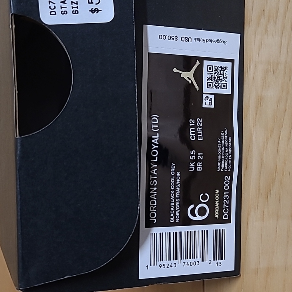 Nike Jordan Stay Loyal TD Toddler Infant Black Shoe Sneaker DC7231-002 - Picture 12 of 15